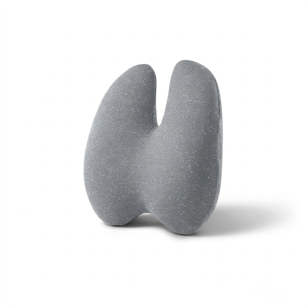 Ergonomisches Sitzkissen aus Memory Foam in Grau