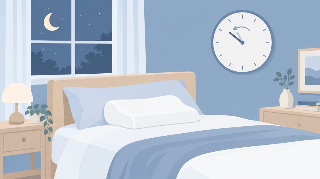 Illustration: Uhr wird zur Winterzeit eine Stunde zurückgestellt