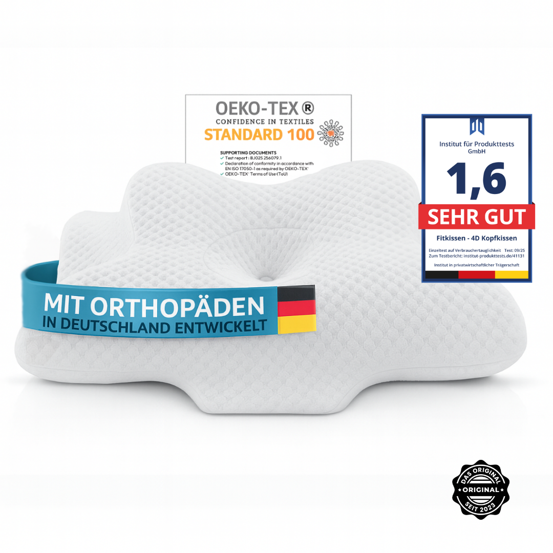 fitkissen® Orthopädisches 4D Kopfkissen