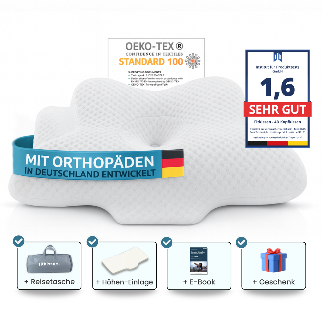 fitkissen® Orthopädisches 4D Kopfkissen