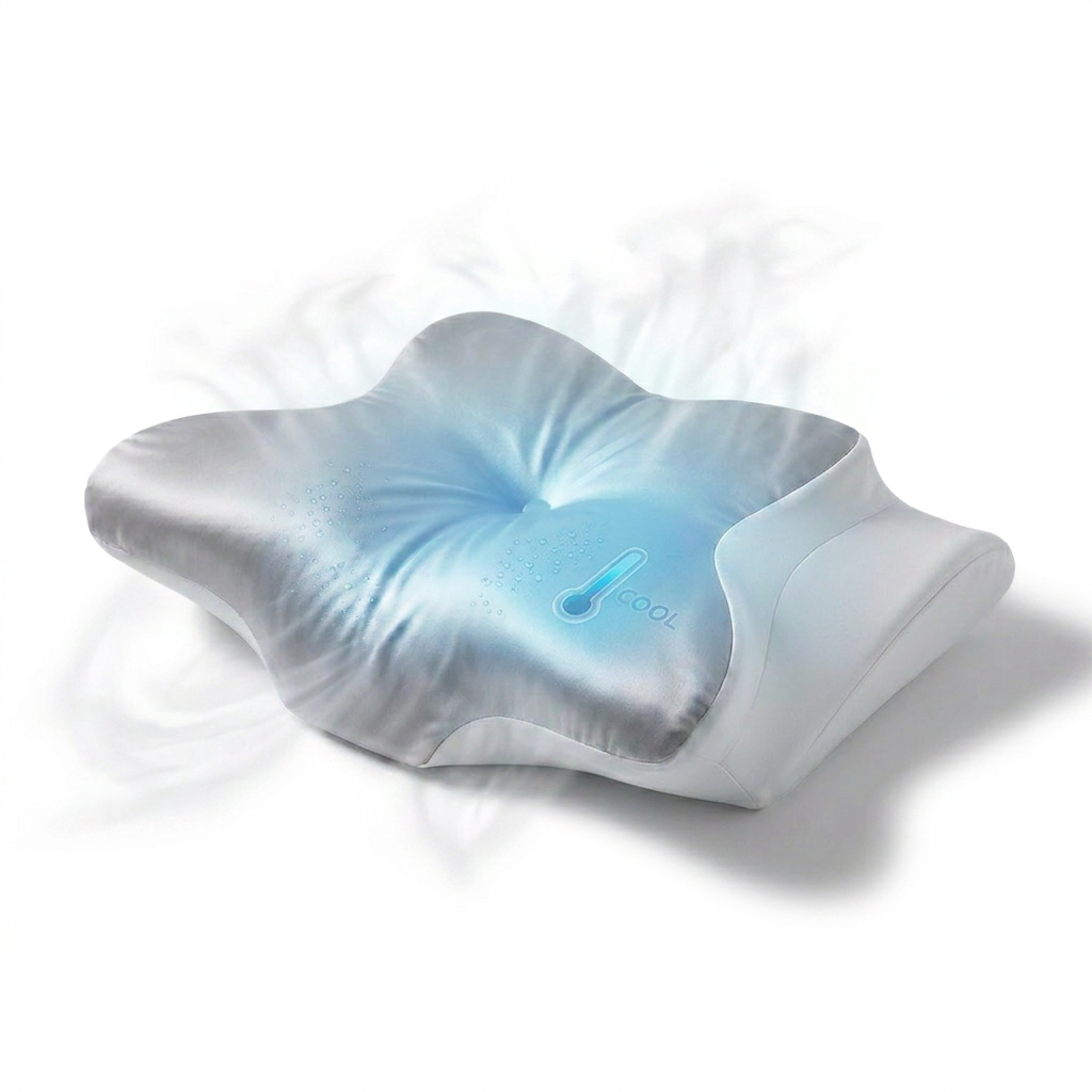 Kühlend & Edel: Ersatzbezug in Seidenoptik - Passend für 4D & 3D Kopfkissen fitkissen®